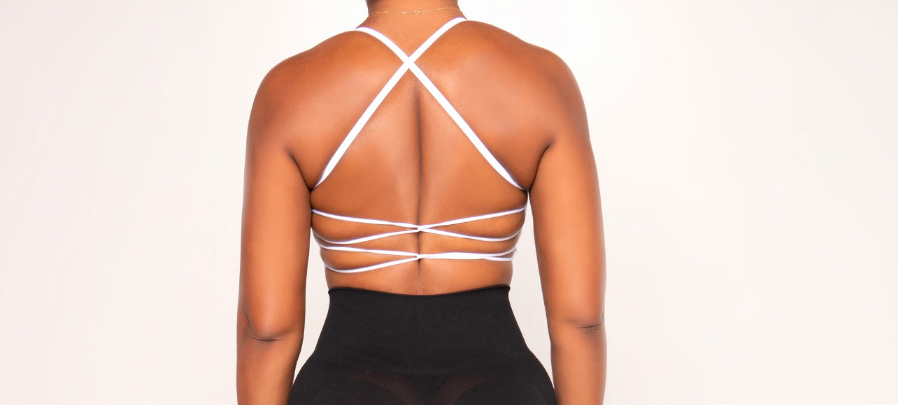 Seamless Double Crisscross Back Bra