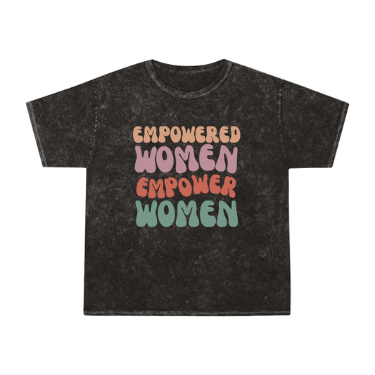 “EMPOWERING” Mineral Wash T-Shirt