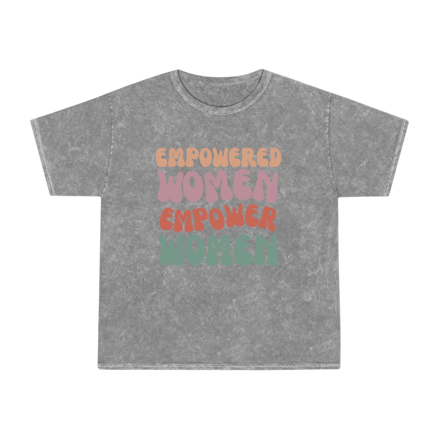 “EMPOWERING” Mineral Wash T-Shirt