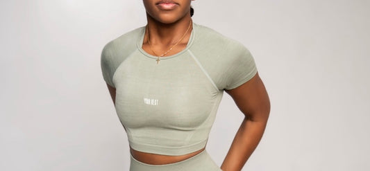 Divine Short Sleeve Crop Top