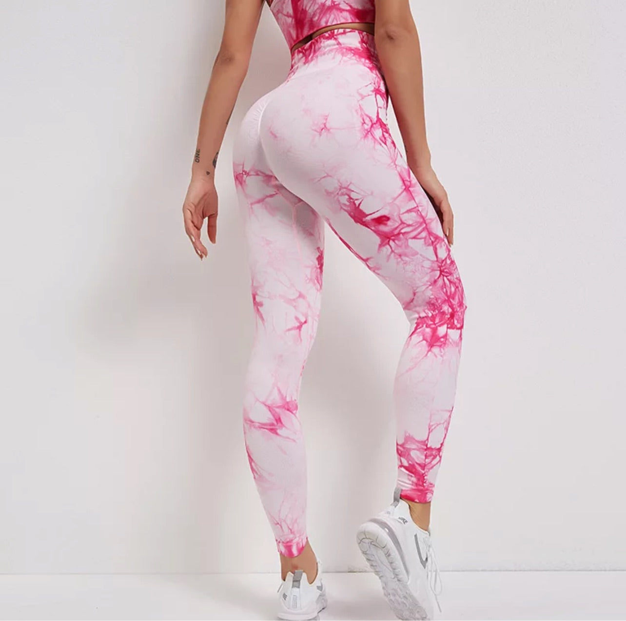 Peachy Tie Dye Butt Lifting Leggings