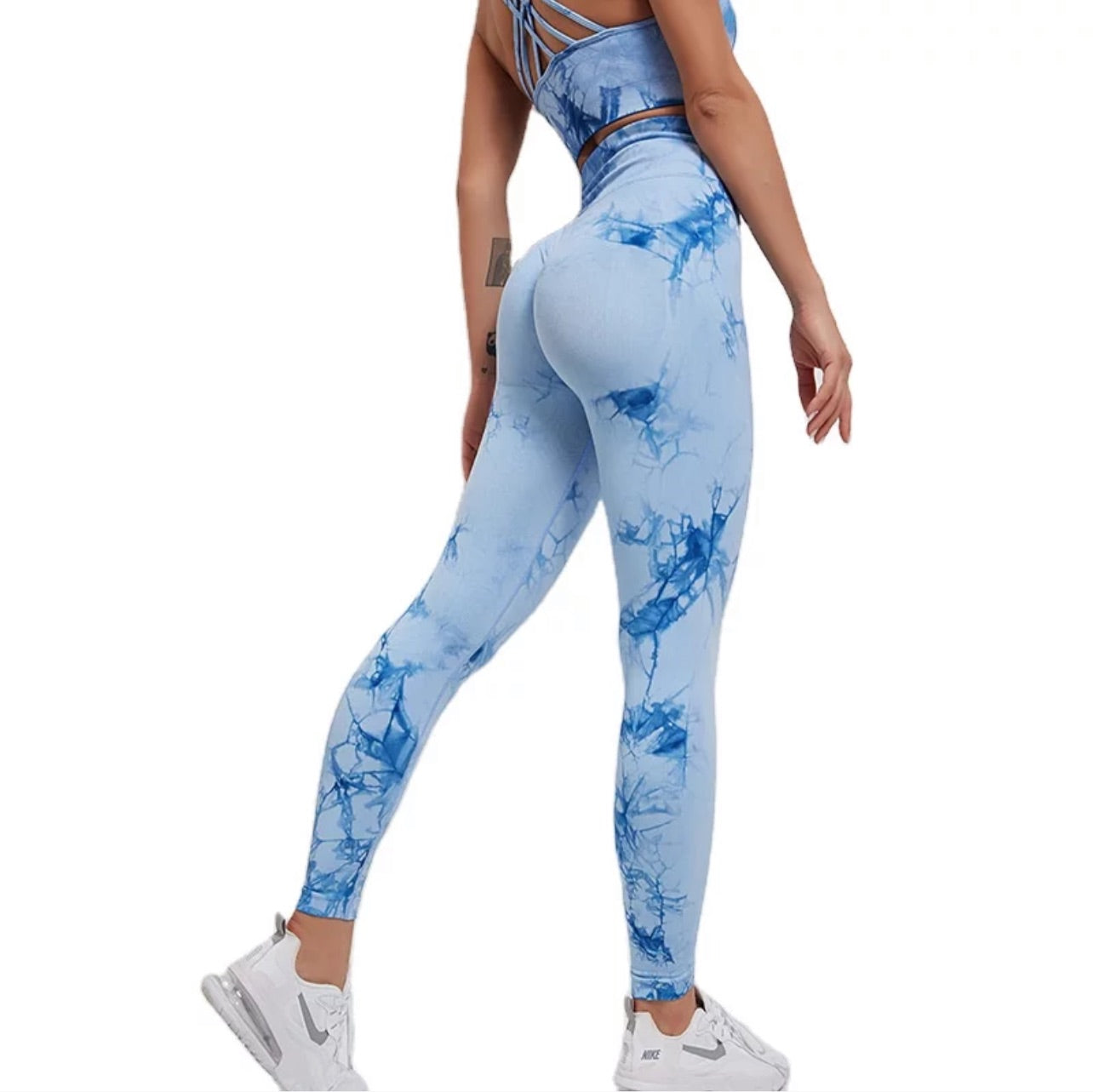 Peachy Tie Dye Butt Lifting Leggings